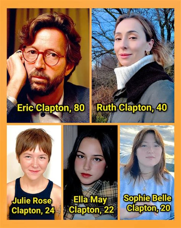 Sophie Belle Clapton Is Eric Clapton’s Youngest Daughter