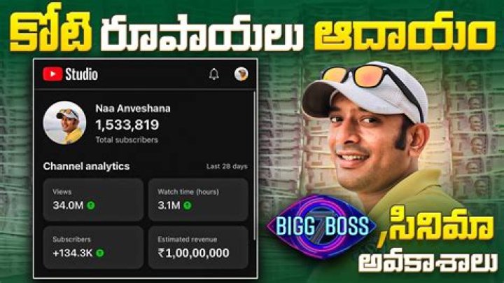 Who Is Naa Anveshana | A Look Into YouTuber Income | Wiki And Achievement